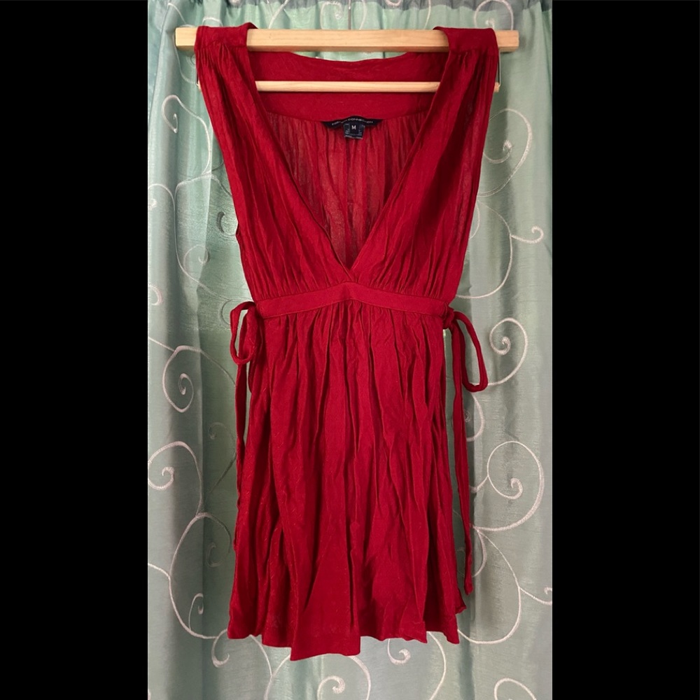 French Connection red medium blouse